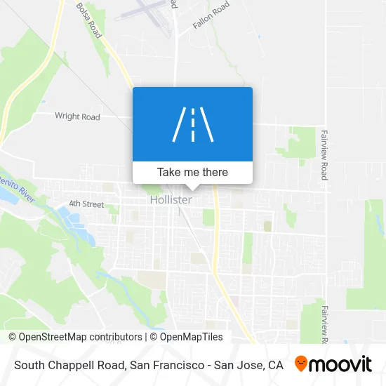 South Chappell Road map