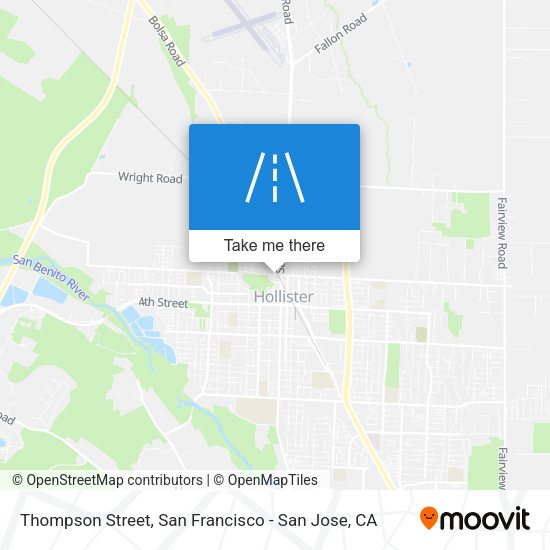 Mapa de Thompson Street