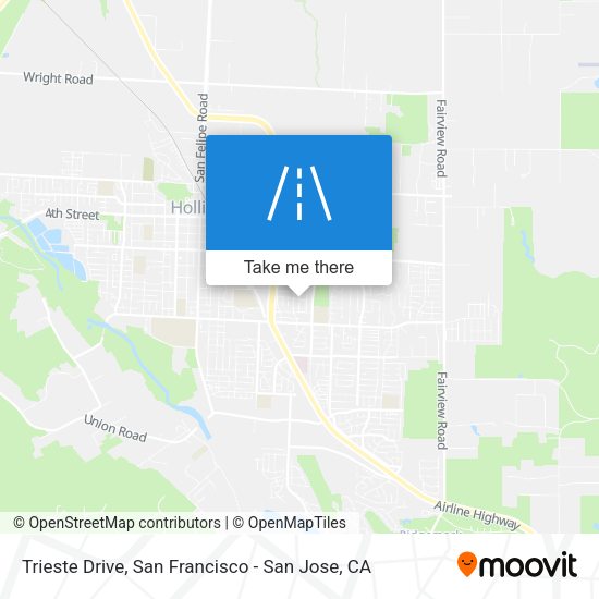 Mapa de Trieste Drive