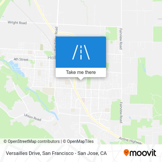 Versailles Drive map