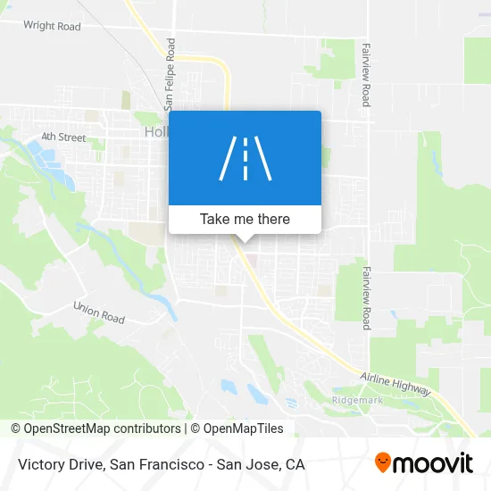 Victory Drive map