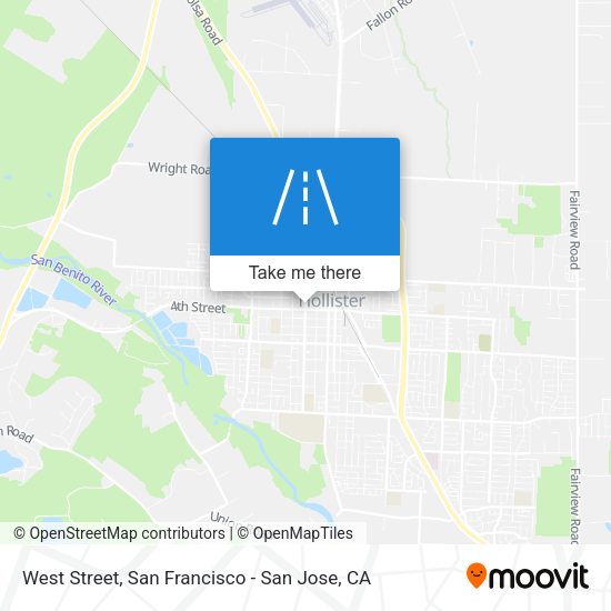 Mapa de West Street