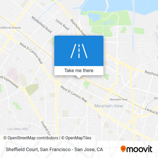 Mapa de Sheffield Court