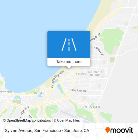 Mapa de Sylvan Avenue