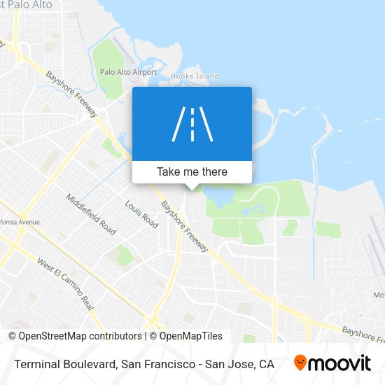 Mapa de Terminal Boulevard