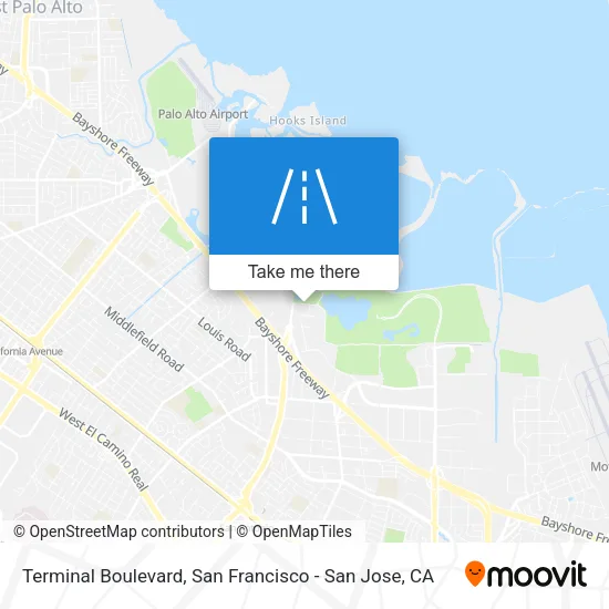 Terminal Boulevard map