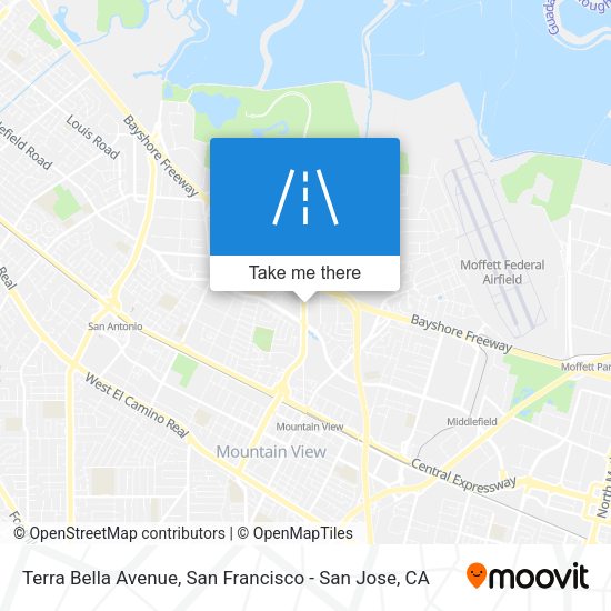 Mapa de Terra Bella Avenue