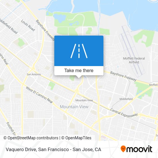 Mapa de Vaquero Drive