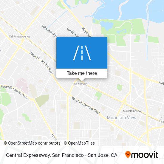 Central Expressway map
