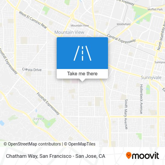 Mapa de Chatham Way