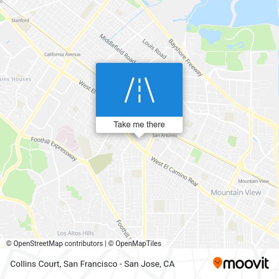 Mapa de Collins Court