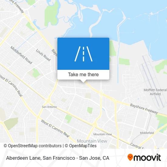 Aberdeen Lane map