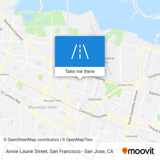 Annie Laurie Street map