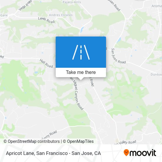 Mapa de Apricot Lane