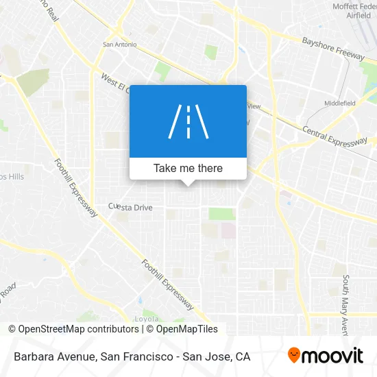 Barbara Avenue map