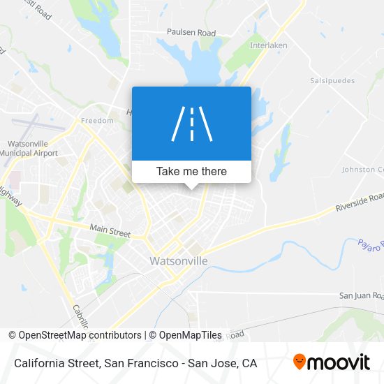 Mapa de California Street