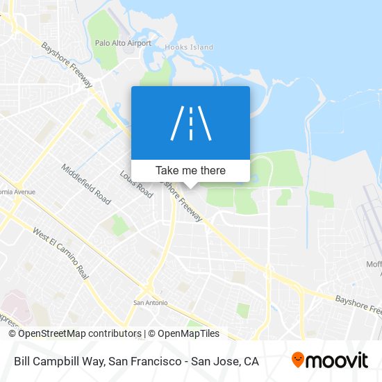 Bill Campbill Way map