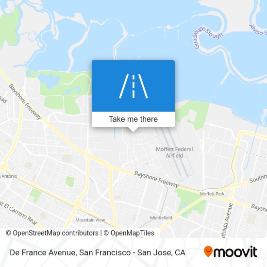 Mapa de De France Avenue