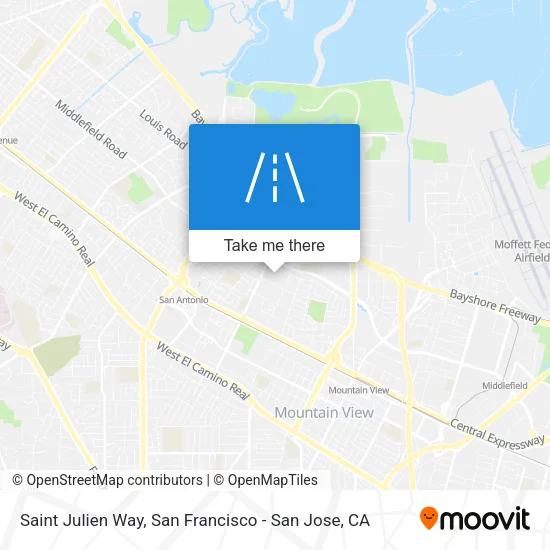 Saint Julien Way map