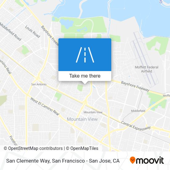 San Clemente Way map