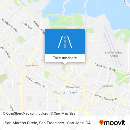 San Marcos Circle map