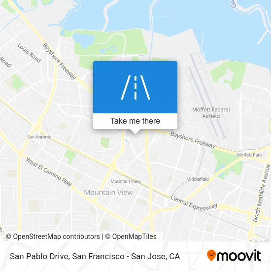 San Pablo Drive map