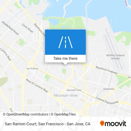 San Ramon Court map