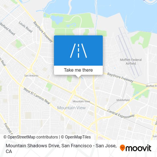 Mountain Shadows Drive map