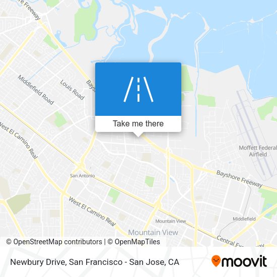 Mapa de Newbury Drive
