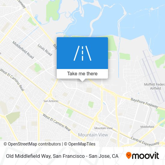 Old Middlefield Way map
