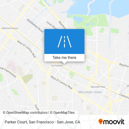 Mapa de Parker Court