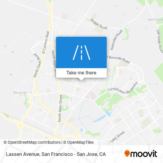 Lassen Avenue map