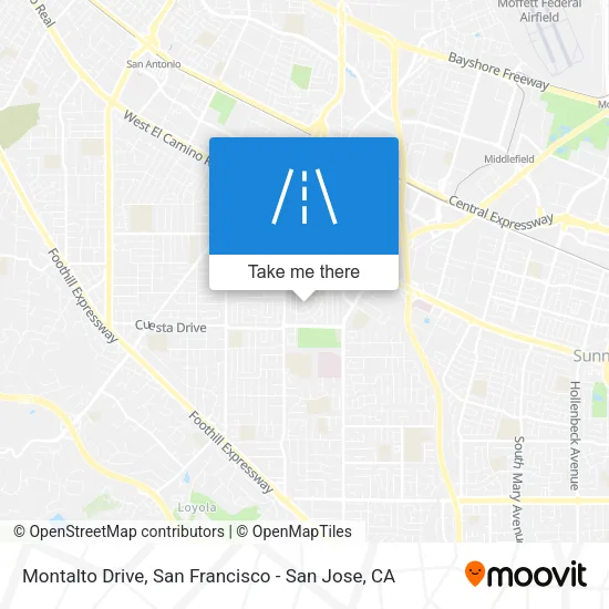 Montalto Drive map