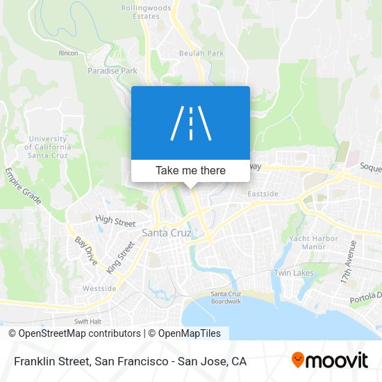 Mapa de Franklin Street
