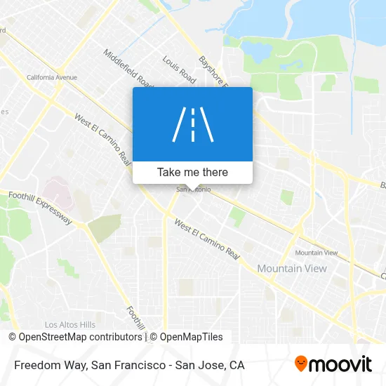 Freedom Way map