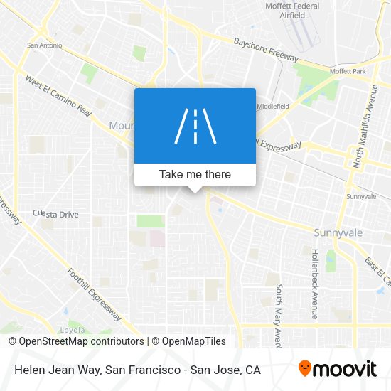 Mapa de Helen Jean Way