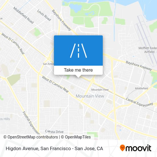 Mapa de Higdon Avenue