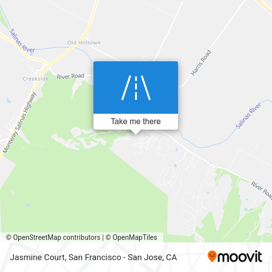 Mapa de Jasmine Court
