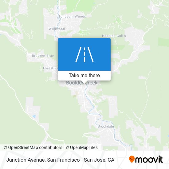Mapa de Junction Avenue
