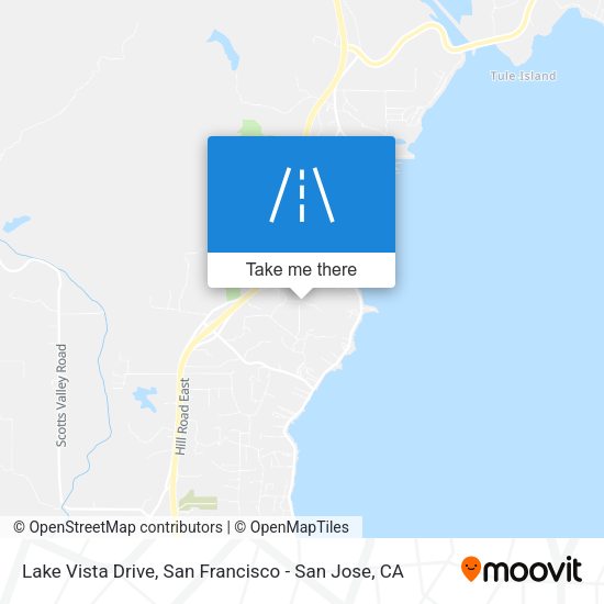 Lake Vista Drive map