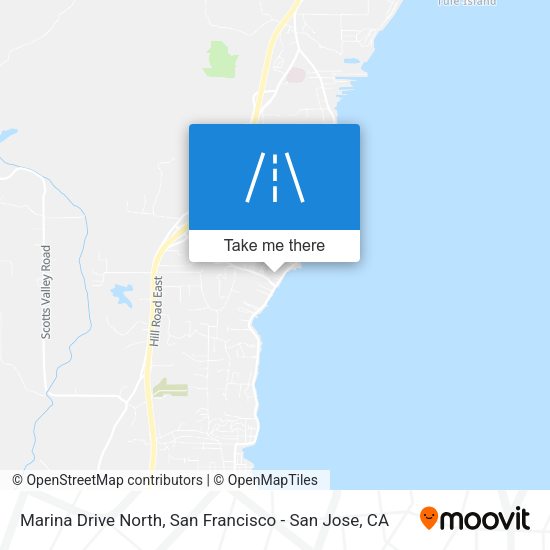 Marina Drive North map