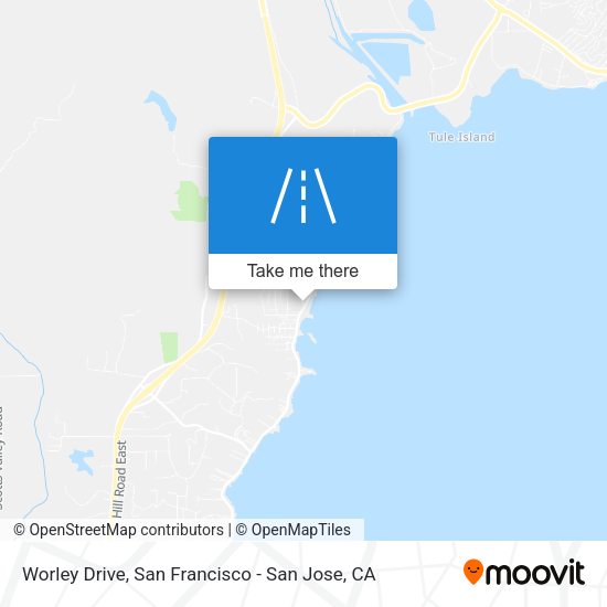 Mapa de Worley Drive