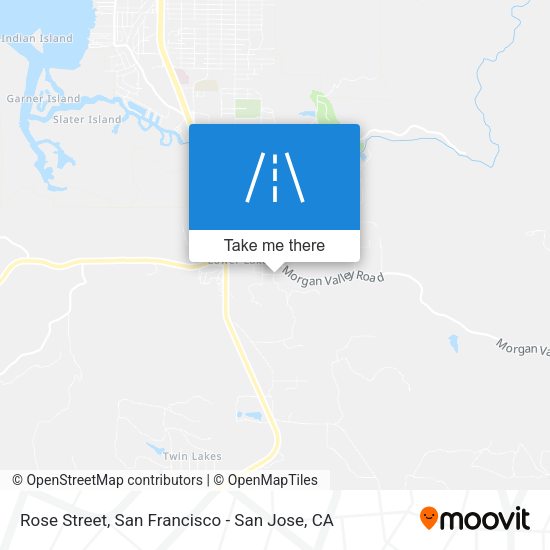 Mapa de Rose Street