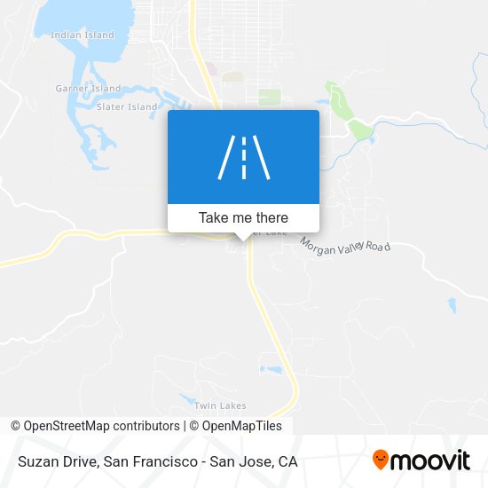 Mapa de Suzan Drive