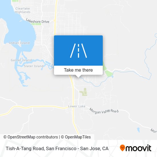 Tish-A-Tang Road map