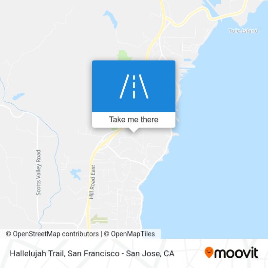 Mapa de Hallelujah Trail