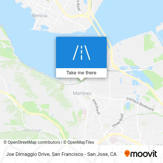 Joe Dimaggio Drive map