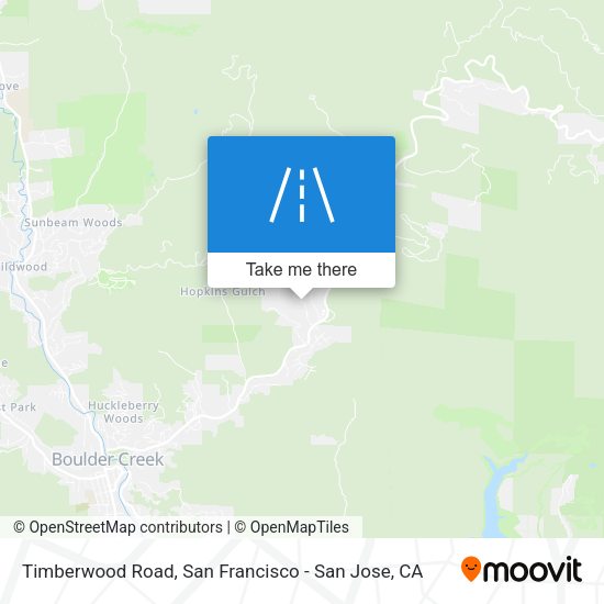 Timberwood Road map