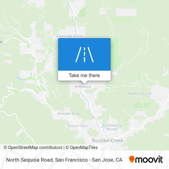 North Sequoia Road map