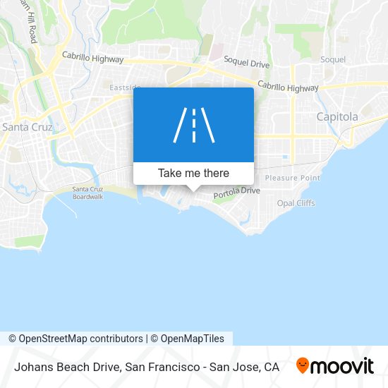 Johans Beach Drive map